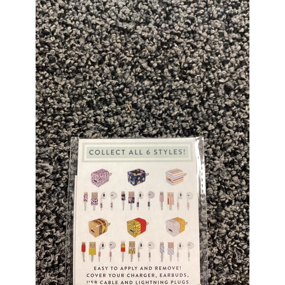 Tech Sets 6 Decals For Charger & Earbuds - Picture 2 of 2